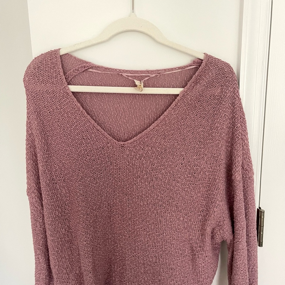 Urban Outfitters Mauve Knit Sweater